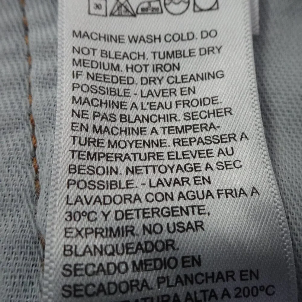 Levi's 550 Relaxed Jeans Men's Size 42x32 Blue Denim Cotton Loose Fit